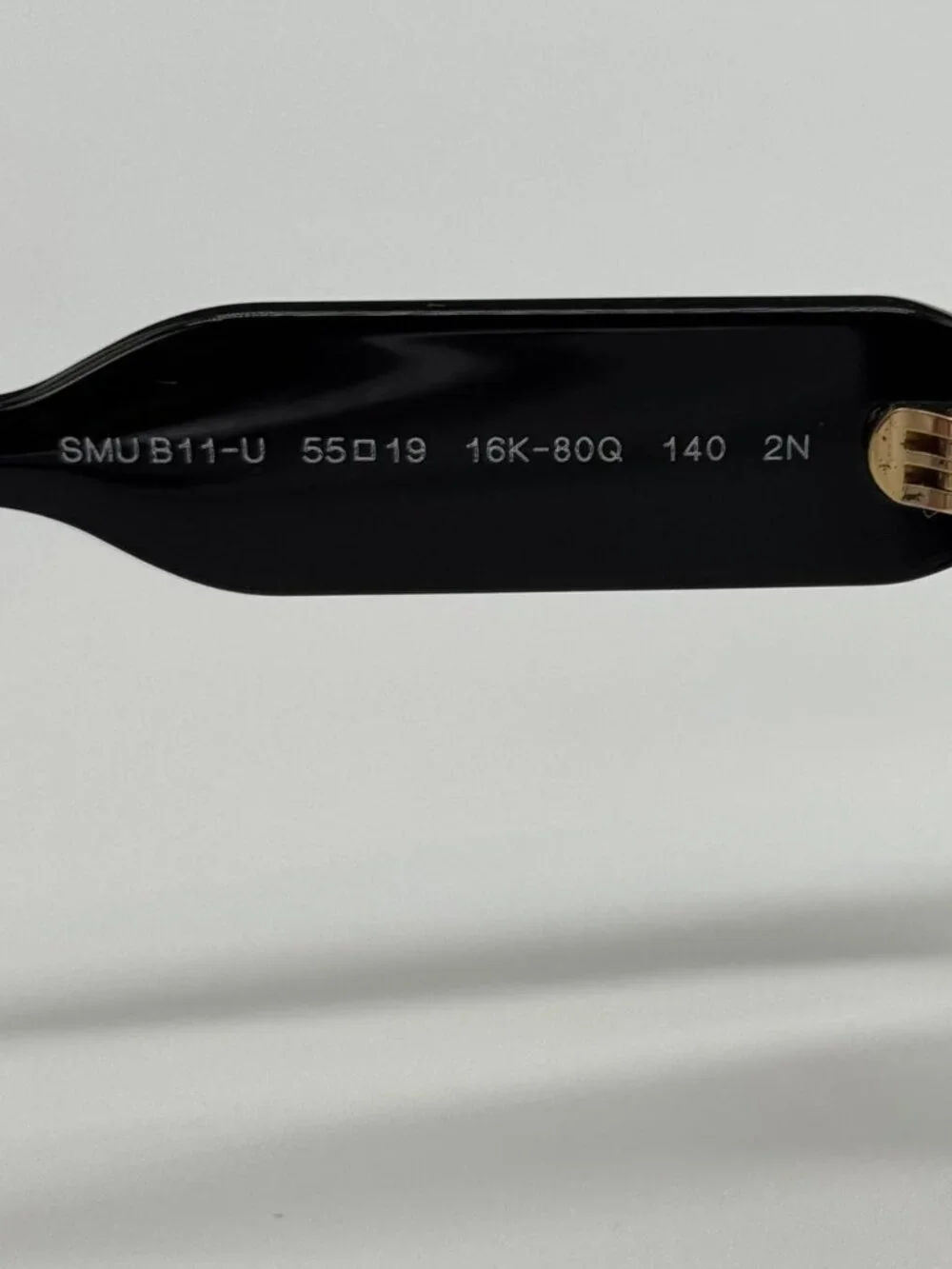 New Miu Miu MUB11SU Black Cat Eye Sunglasses SMU B11 16K80Q